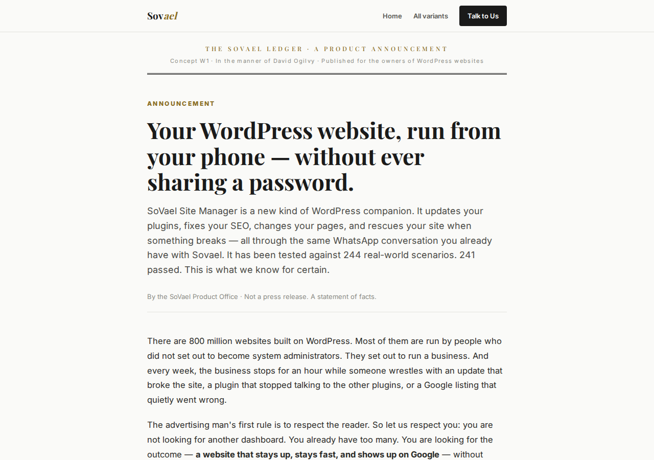 W1 Ogilvy preview